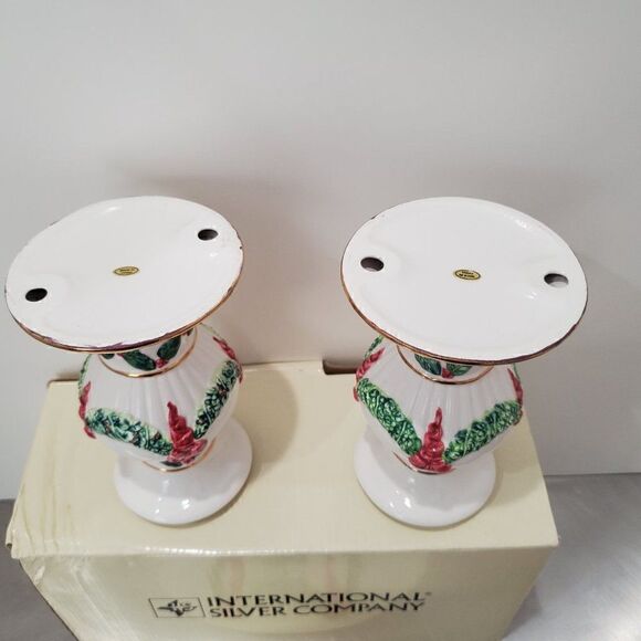 International Silver Co. White Candy Dish Candle - Picture 6 of 9